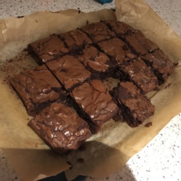 Fudgy chocolate brownies